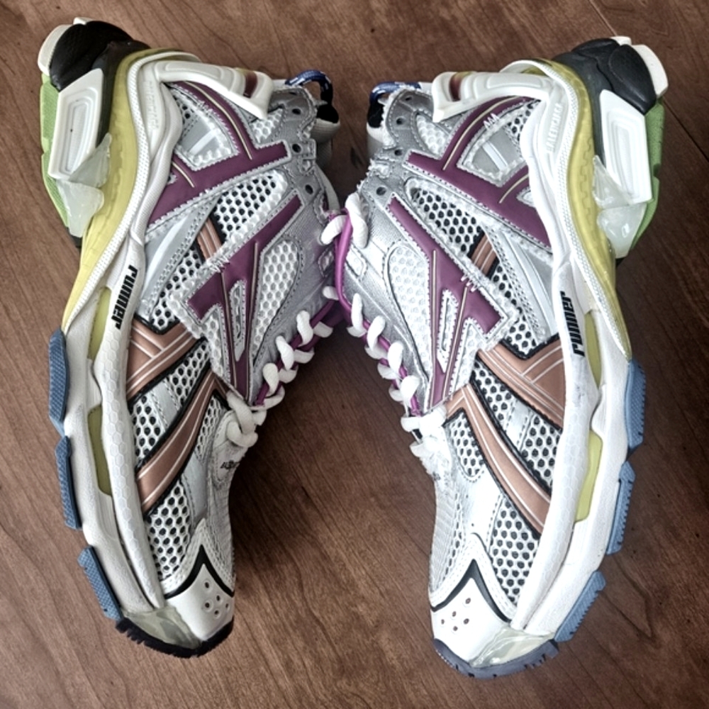 Balenciaga Multicolor Runner Sneakers Size 40 (U.S. 7) - Picture 3 of 12